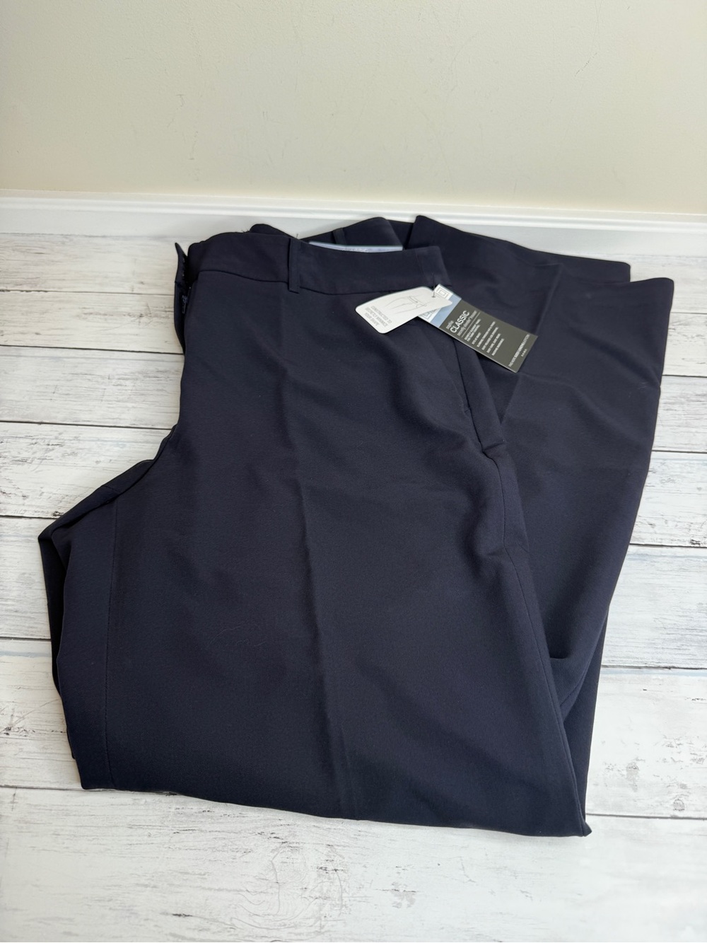 Liz Claiborne Women's Navy Dress Pants – Tailored Stretch